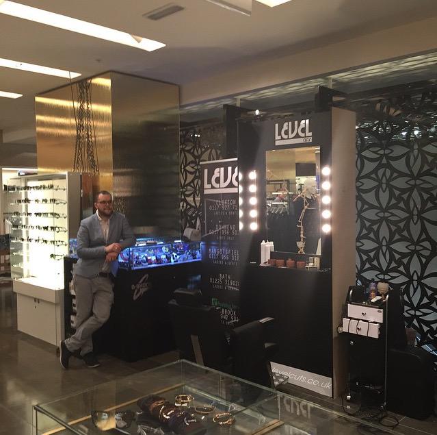 levelcuts's tweet photo. #Levelcuts stand in @HarveyNichols today http://t.co/rpjrKsHYNa