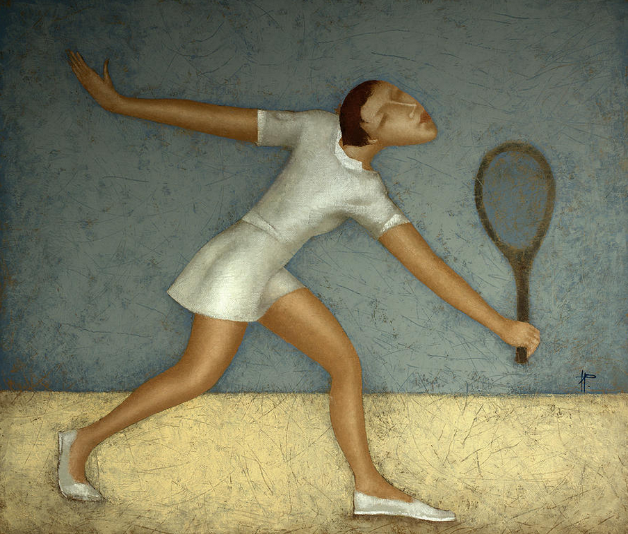 EyauukArt's tweet photo. Tennis by Nicolay Reznichenko #painting #art #artwit http://t.co/JyT92oYLC2