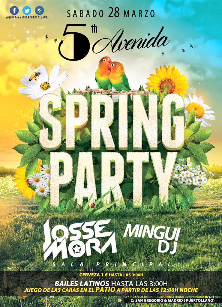 MinguiDj's tweet photo. Llegó el día "SPRING PARTY" en @5avenidapuerto . Esta noche junto a @jossemoradj y @ZOMBISUAL en la sala principal! http://t.co/P2cEURcaZC