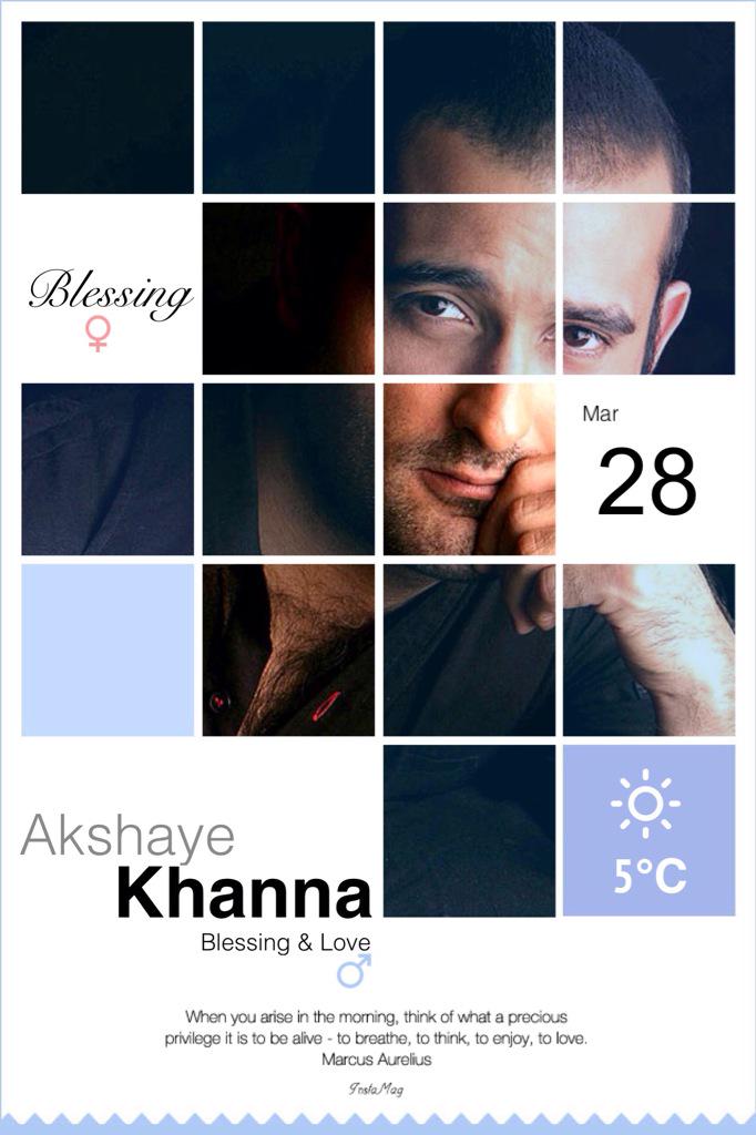 Happy birthday to my fav Akshaye Khanna,blessing &much love from Israel Rahul bro pls gv to AK our greeting 