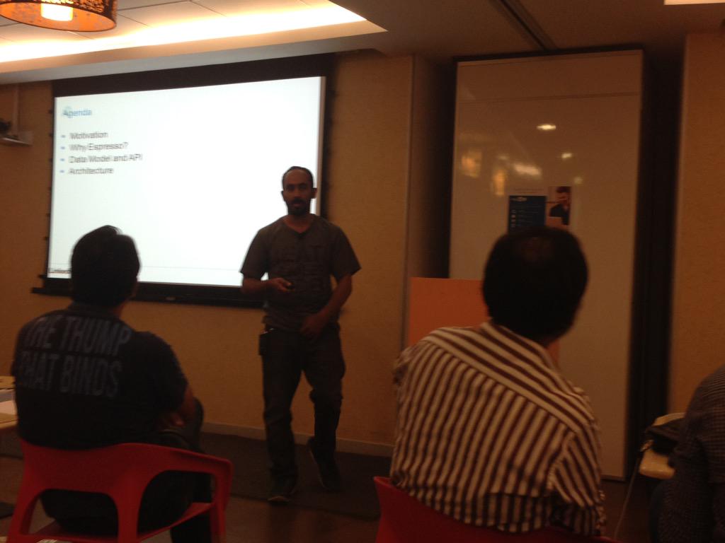 DevOpsBangalore's tweet photo. Espresso, a distributed key value store by Kiran and Shanawaz @DevOpsBangalore @LinkedInEng @shahsaifi @kiran4linux http://t.co/geAsB7DGe6