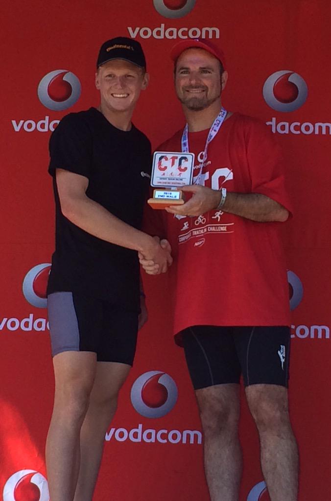 BronwinMeyer's tweet photo. @keegscooke taking 2nd at Corporate Ironman. Thanks @32Gi @ContinentalSA  #Unstoppable http://t.co/uJSc5t4592