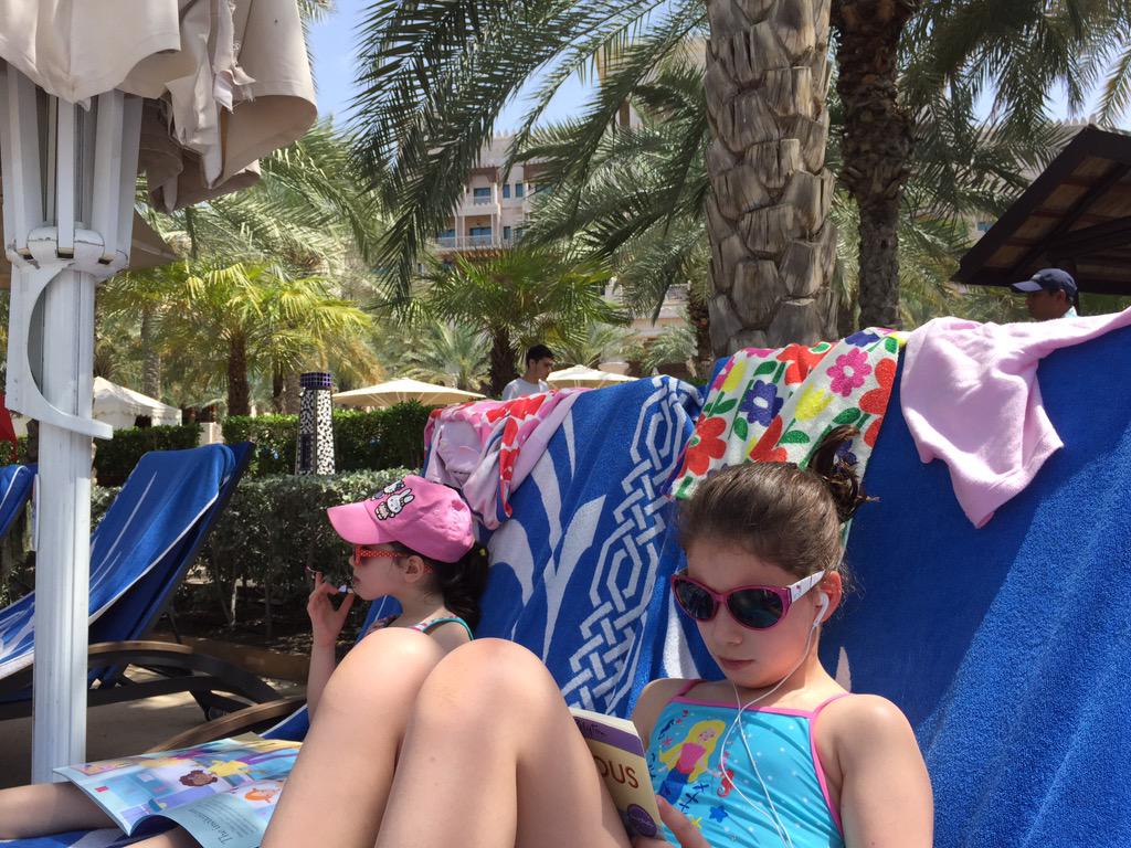 KHebburn's tweet photo. Chilling @MadinatJumeirah #toughlife http://t.co/1S5AHWQ1I6