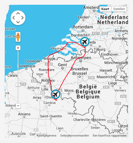 A succesfull test with our VFR Pilots app! A trip to France in the experimental in the PH-SEP vfrpilots.com/trips/afternoo…