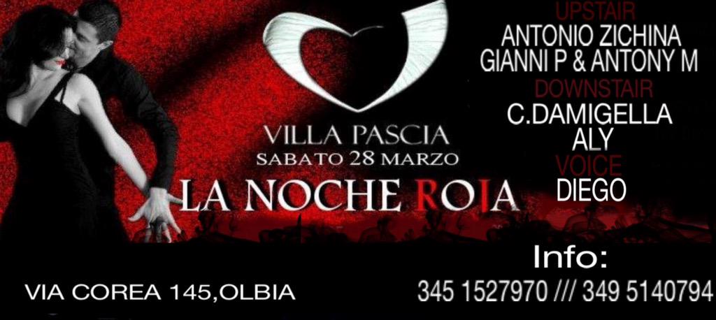 Tonight @ villa pascia club (olbia)