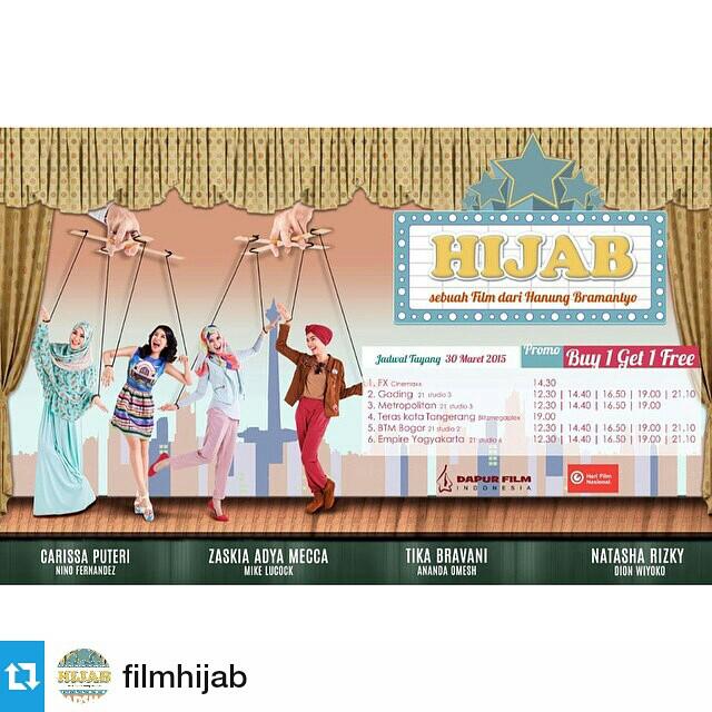 Dlm rangka memperingati Hari Film Nasional tgl 30 Maret 2015 <a href="/FilmHijab/">Hijabmovement</a> akan hadir lagi. Catat tanggal &amp; tempatnya😊