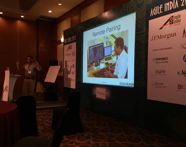 Checkout the iPad for streaming body language while the computer does screen sharing. #RemotePairing #Agile2015