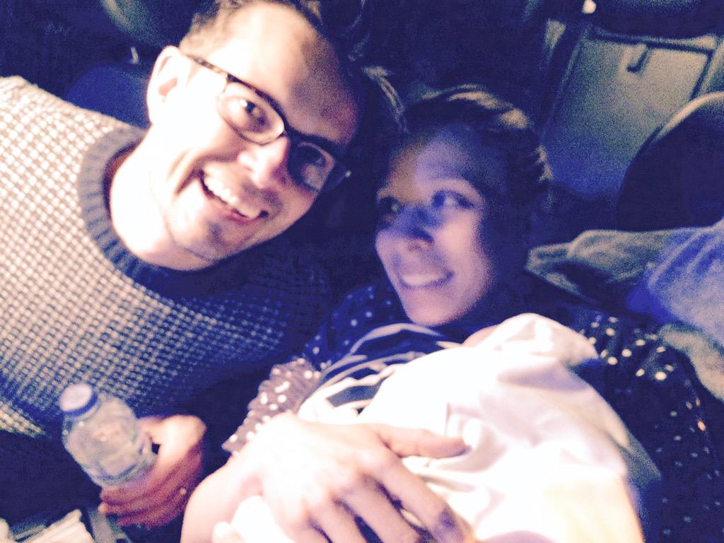 adriank's tweet photo. Today we delivered our baby by ourselves in car on way to hospital. @JessicAmYorke bossed it. Welcome Ottilie Ava x http://t.co/XYP3EFYwyo
