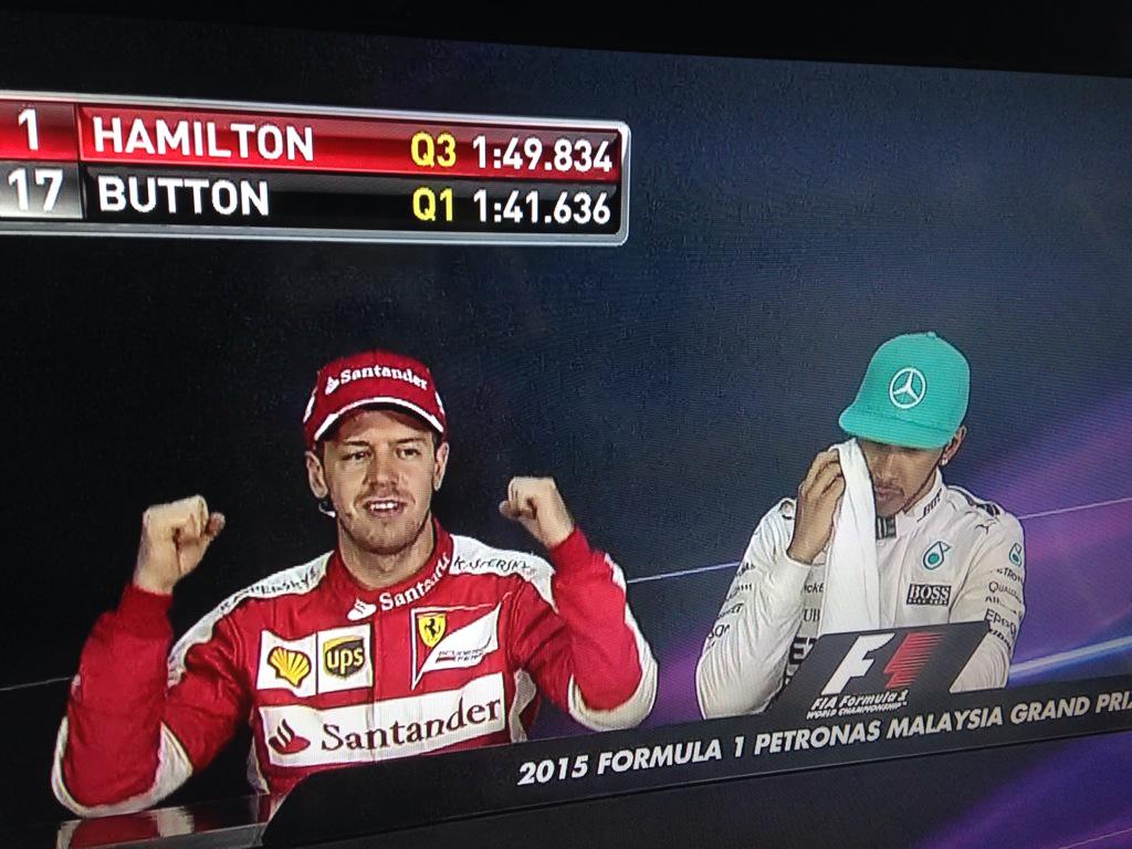 SkyF1Insider's tweet photo. Excellent reaction from Sebastian. #happychap http://t.co/bd5Ny06deS