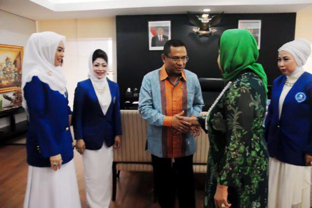Audiensi bersm  menteri perindustrian Bp. Husein Saleh#DPP IWAPI