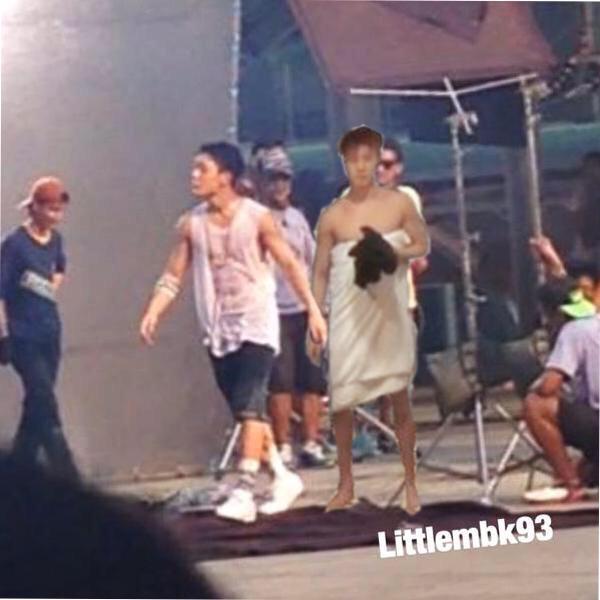 TNTZE's tweet photo. ฮันบินนางมาไง 5555555 #hanbintour2015 #WelcomeBobbyToThailand http://t.co/fE32e4AuN9
