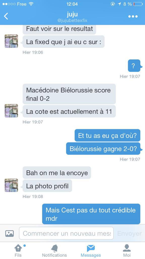 Quaterback123's tweet image. “@jujubettexfix: La cote à 12 Macédoine Biélorussie score exact 1-2 sa passe 👍👍👍👍” ENCORE UN MENTEUR AMATEUR...RT