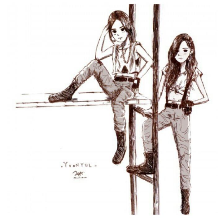 MuayoongA's tweet photo. [FanArt] Catch me if you can
#CatchYoonYul 
cr; ZHA http://t.co/BCZbHrrwH0