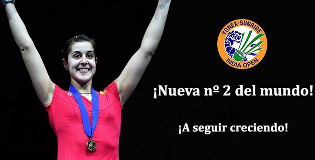 BadmintonESP's tweet photo. Partido memorable que deja a @Caro_Marin2 sin final del India Open pero como nueva 2ª WR http://t.co/q5ZV4xcvxX http://t.co/ix1lcCZc7w