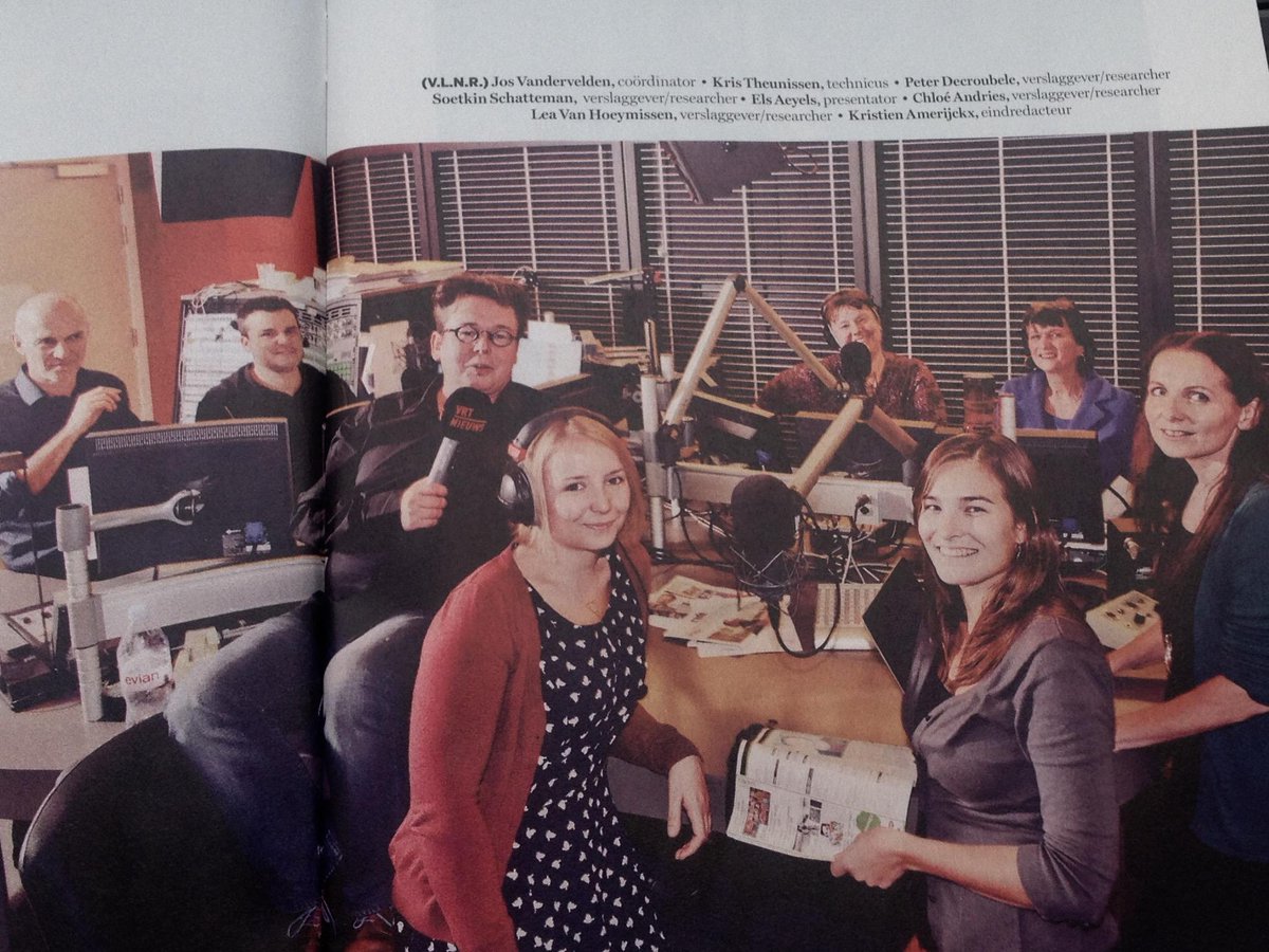 Soms, heel soms durf ik al een van een topteam spreken, dat "De wereld vandaag" maakt <a href="/radio1be/">Radio 1</a> #dwv <a href="/destandaard/">De Standaard</a>