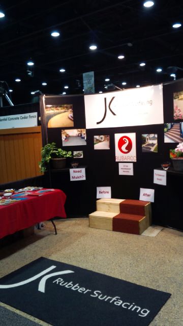 JKRubberSurface's tweet photo. Come check our booth at the Winnipeg Home Expressions Show today at the Convention Centre! #rubaroc #homeexpressions http://t.co/Zilztbuias