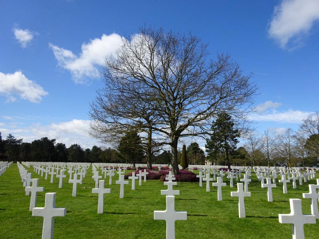 abby_kehe's tweet photo. Today I've been in the WWII cemetery, on the Omaha Beach, and in a bunker. Hbu? http://t.co/74Sga5jmdv