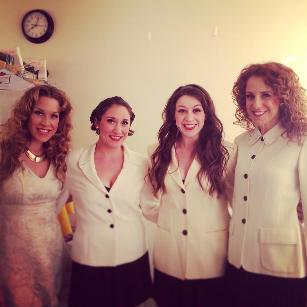 The lovely ladies of Joseph! Come see us today at 4pm and 8pm! #Dreamcoat <a href="/LambsPlayers/">Lamb's Players</a> <a href="/HortonGrandSD/">Horton Grand Hotel</a>