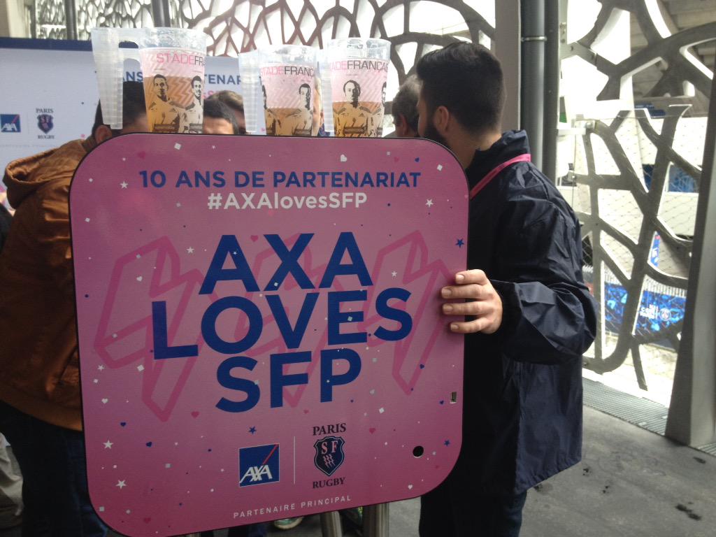 AXAFrance's tweet photo. Le Photocall #AXAlovesSFP vous attend pour célébrer le #rugby #SFPASM http://t.co/h9syxnsyG4