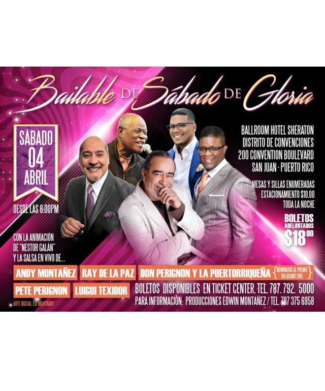 No se pierdan el gran balable del sábado de gloria. El sábado 4 de abril. Los espero👍🎶