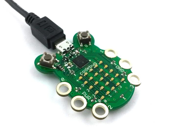 aallan's tweet image. …because the #Codebit and the @BBC #Microbit look awfully similar..?