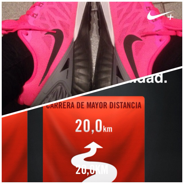 Tucckyc's tweet photo. #superarmetas #hoysecorre Acabo de correr 20,0 km a un ritmo de 6'22''/km con Nike+. http://t.co/o17dr5Ma1y #nikeplus http://t.co/7ZeeGcmpkJ