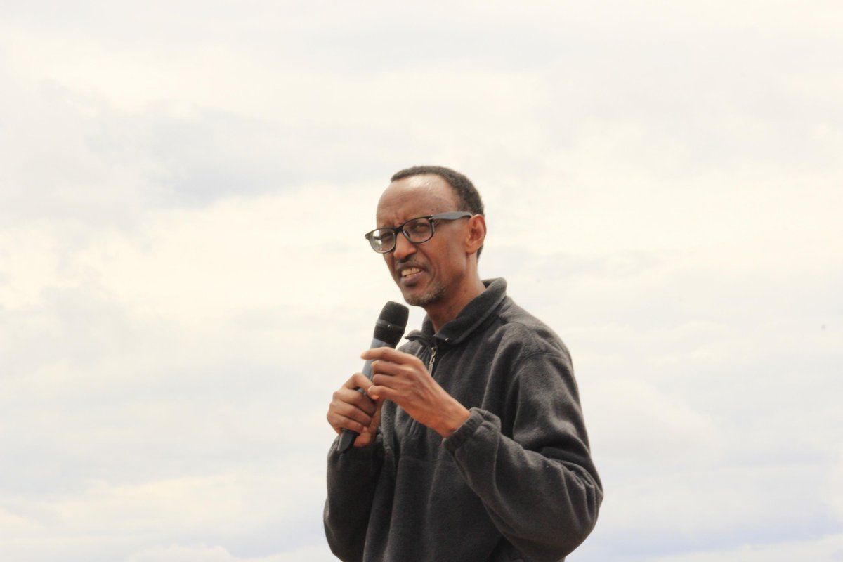 YFCRwanda's tweet photo. What a blessing to host H.E @PaulKagame and over 10k people at our compound for umuganda http://t.co/ZIJ2r2AQwZ