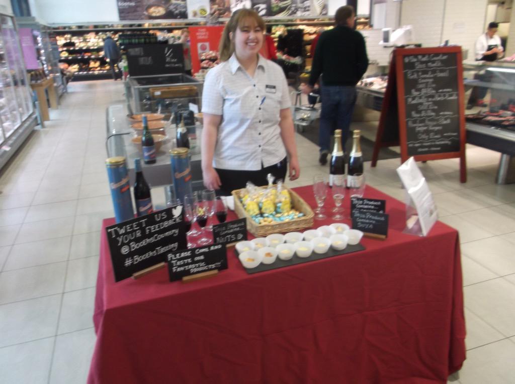 Today at Penrith we are holding #BoothsEaster tastings of some of our special cakes and treats!