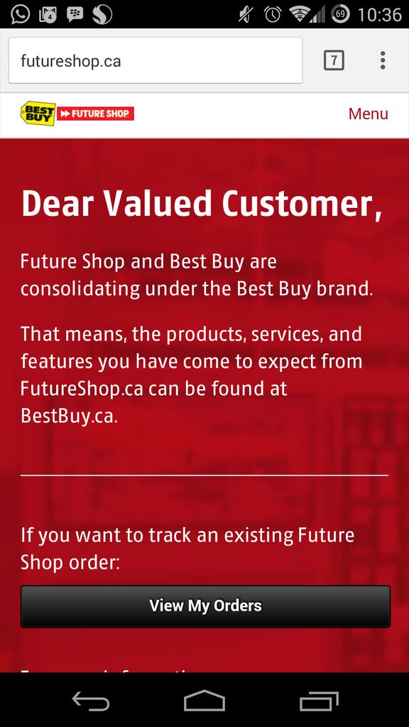 JoeySalmingo's tweet image. Only a conversation a few months ago.. The lot of us in the 'tronics biz are as shocked as the public! #RIPFutureShop