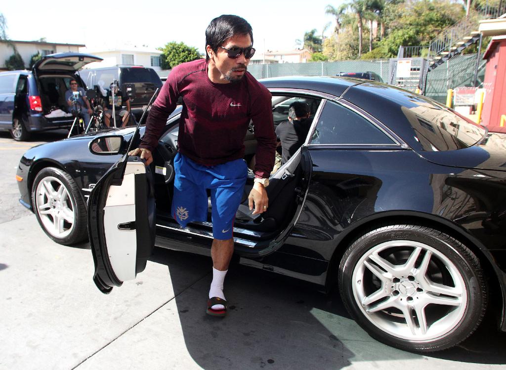 trboxing's tweet image. This man knows how to make an arrival. 

#MayPac | May 2nd | Live on PPV