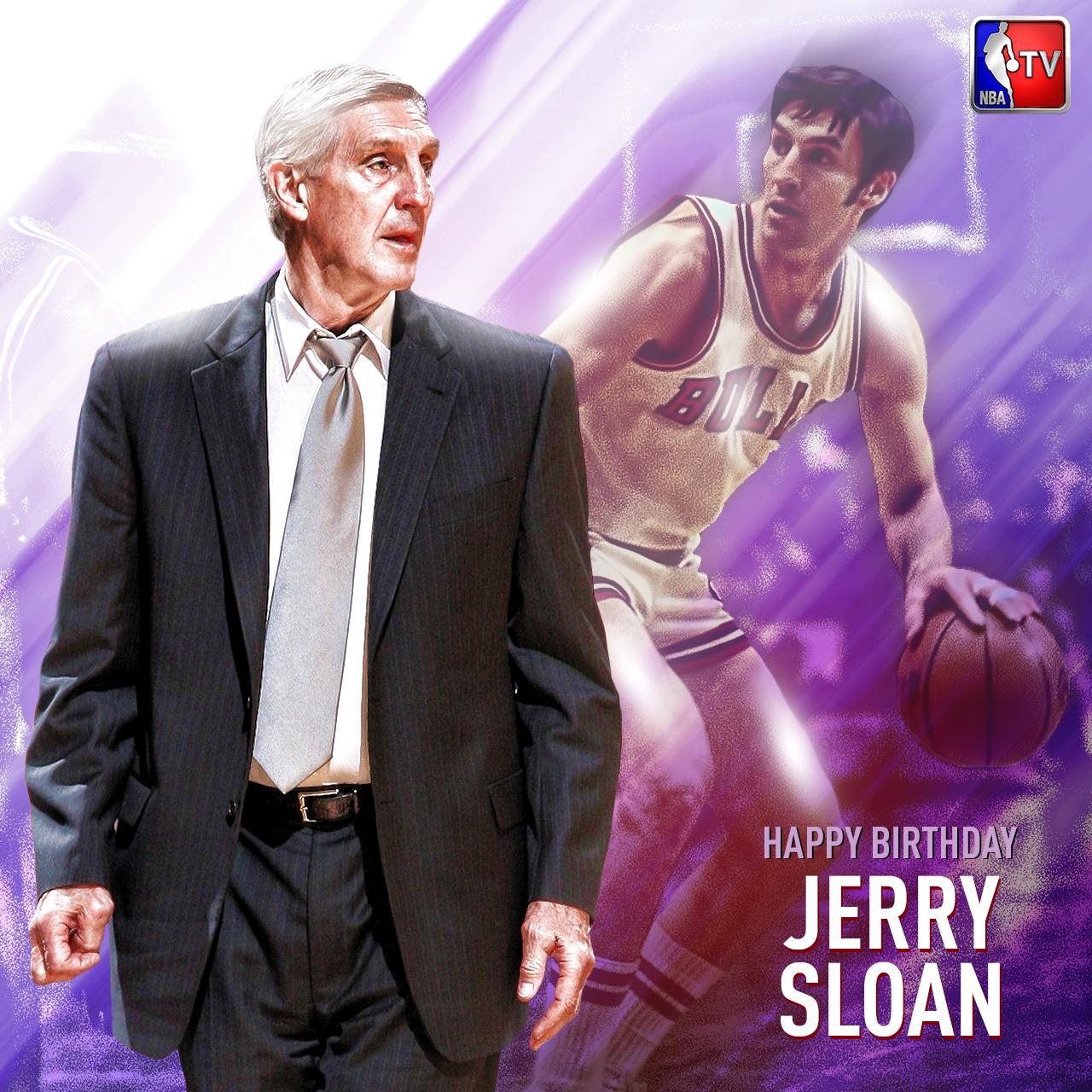 Happy Birthday to Jerry Sloan! The former Jazz coach is 3rd all-time in wins. 