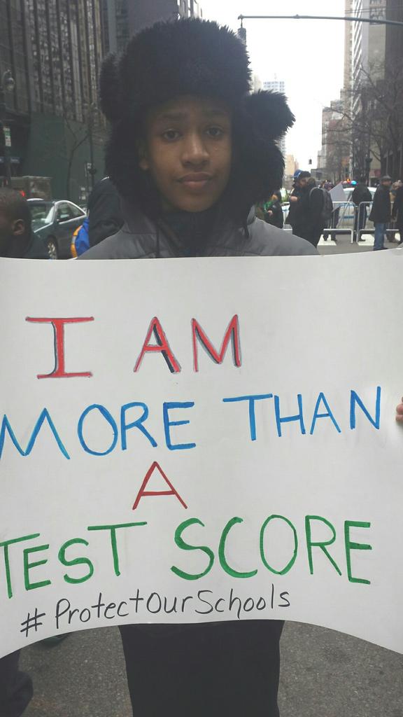 jechsmith's tweet photo. Sign says it all! MT @gmmarthataa: #InviteCuomo #AllKidsNeed #LoveTeaching #ProtectOurSchools http://t.co/QwD7Lquqrkβ @AFTunion @rweingarten