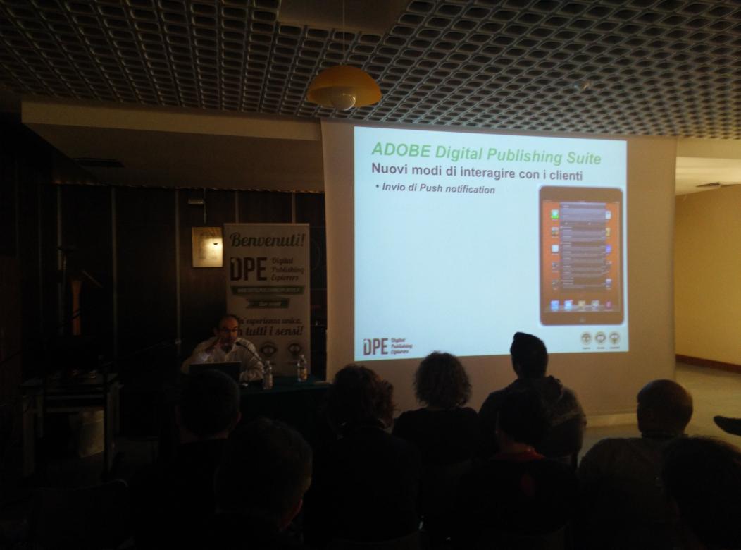 dborgo's tweet photo. Adobe #dps :non solo editoria ma anche comunicazione d'impresa creando contenuti da #wordpress o #drupal #dpe2015 http://t.co/gE2LoRfeLN