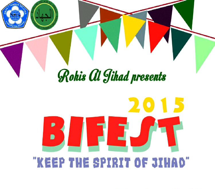 Rajihad16's tweet photo. "@rajihad: Bismillahirrahmanirrahim. Ayo follow dan sukseskan Bifest 2015 ^^ @BifestBonlap! 25 April 2015 http://t.co/Wz4YVIY77D"