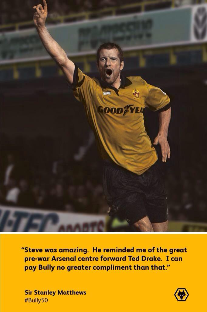   Happy 50th birthday to Wolves legend Steve Bull.  recognise the ground in picture 