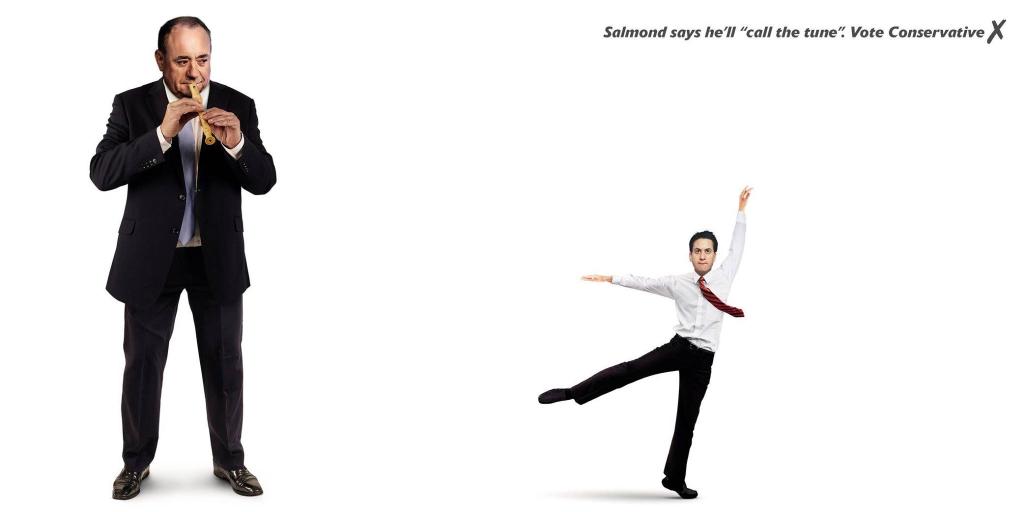 CCHQPress's tweet photo. Will Ed Miliband simply dance to Alex Salmond's tune? Hell Yes! Don't let it happen. #SNPconf #WeakEd http://t.co/498KY1gTHE