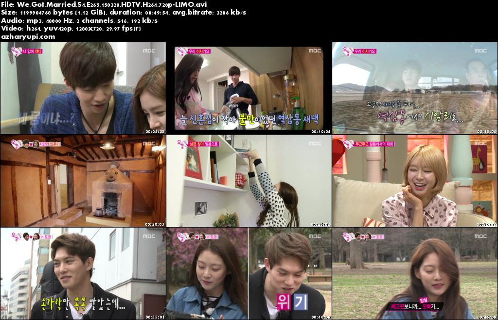 We Got Married S04E265 720p H264-LIMO. Download: azharyupi.com/variety-show/w…