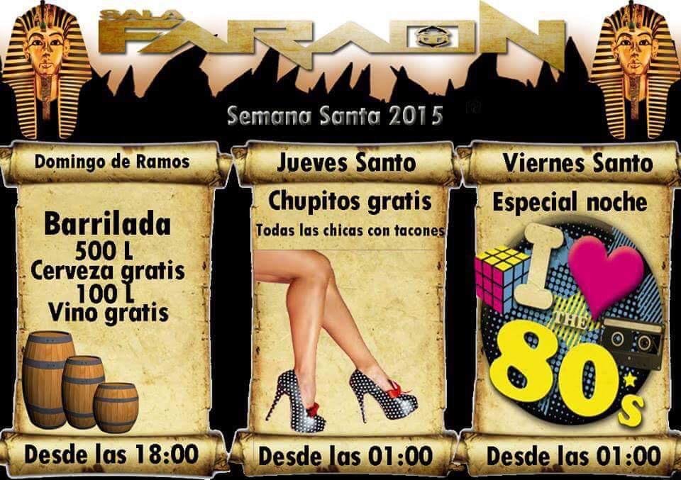 ManuelGata89's tweet photo. "Comenzamos la Semana Santa en Sala Faraon Úbeda"Tú pones el ambiente nosotros nos encargamos de lo demás @salafaraon http://t.co/hfMneOlMDW
