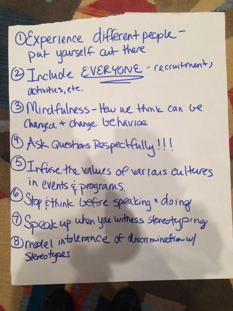 aadealy's tweet photo. Its exciting to see students list so many ways we can create social change! Great conversations at #Spring15NCSL http://t.co/ka8NxSB6aw