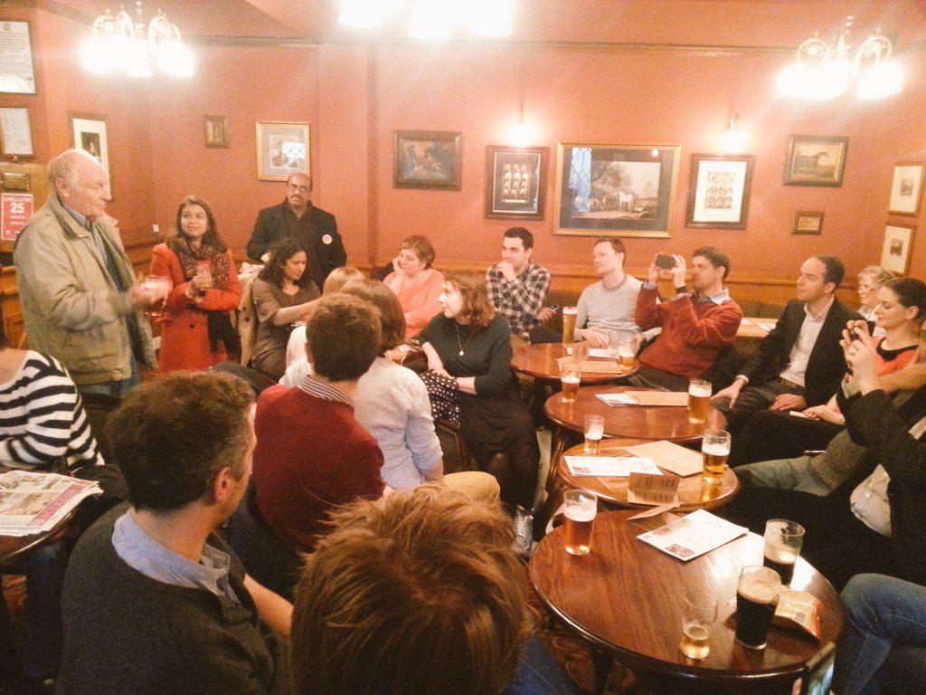 Great for  now in pub singing Happy Bday to Neil Kinnock+hearing stories! 
