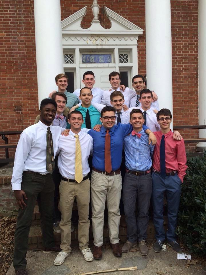 ATO_UMD's tweet photo. Congrats to the 14 men welcomed into the brotherhood today. We have no doubt that you guys will make great Taus! http://t.co/fpqmCNHnGt