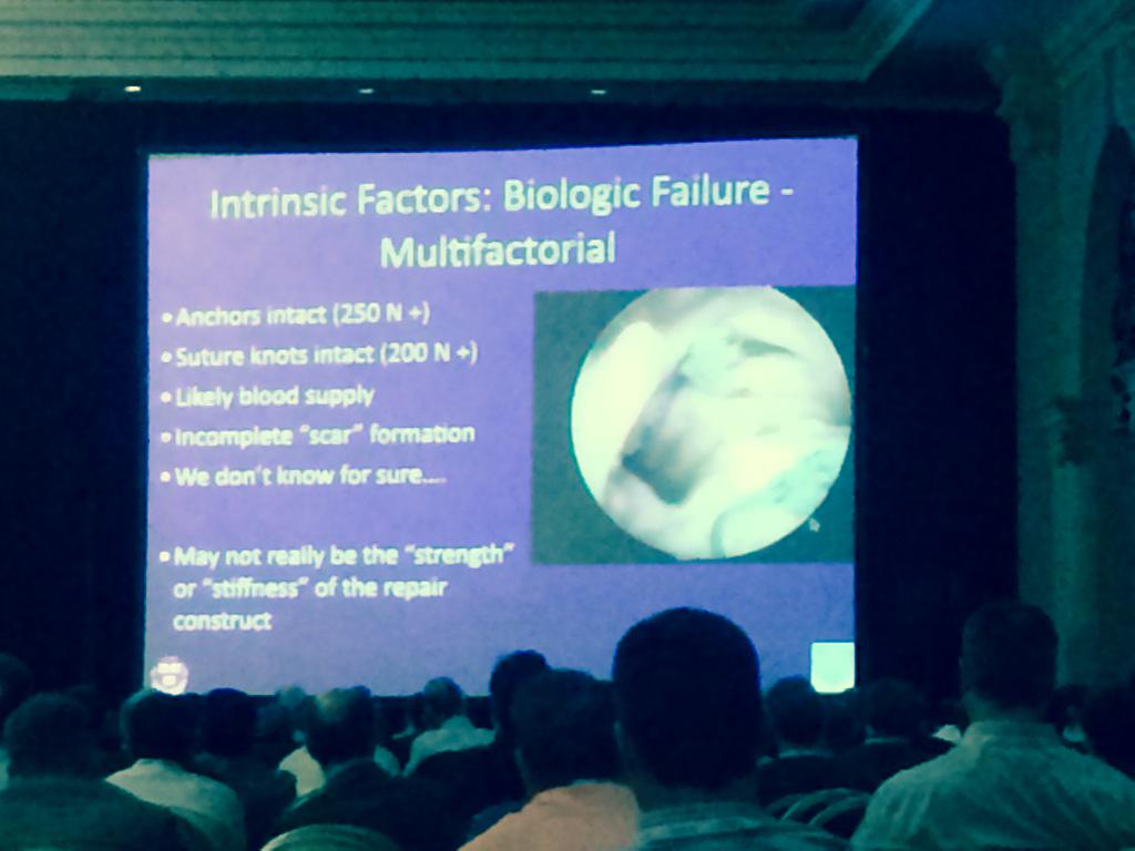 myorthodoc's tweet image. No matter how awesome your rotator cuff repair looks like sometimes they fail     @AANAORG specialty day #AAOS2015