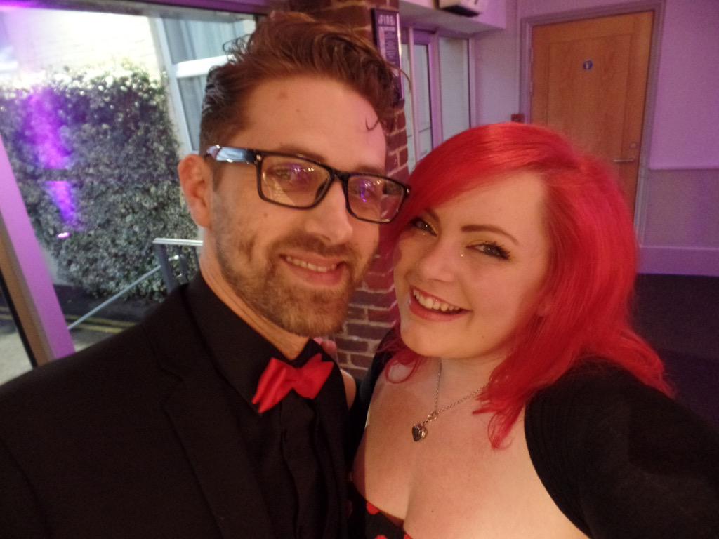 brittmariebox's tweet photo. I adore this picture of me and the handsome @TimBoxHypnotist. β€οΈπ Colour coordination game strong. πͺ#KWIBA2015 http://t.co/ScBKq2yriW
