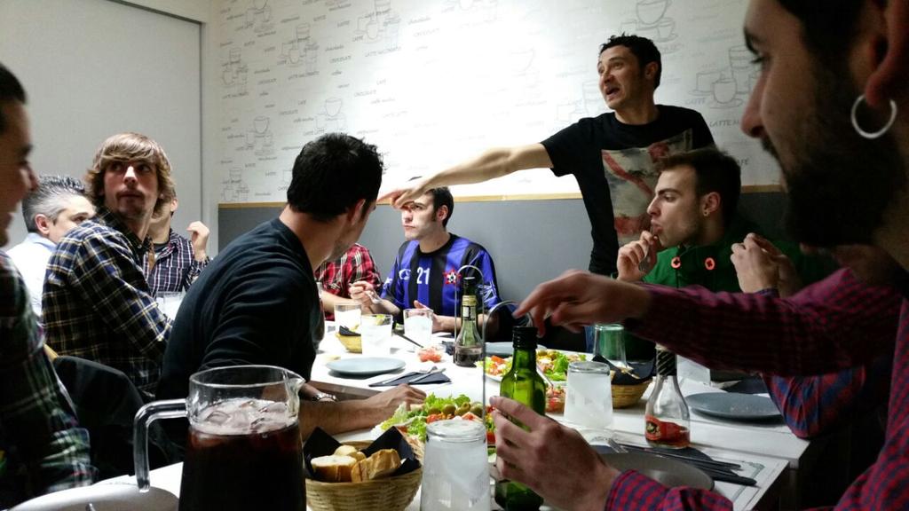 Despues de una gran victoria, toca una buena cena