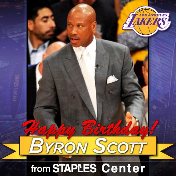   Happy Birthday to head coach Byron Scott!  HAPPY BIRTHDAY. You\re FIRED!! Amirite?