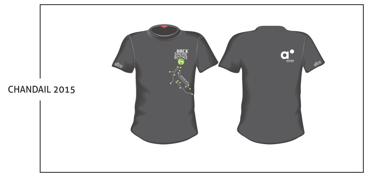 Hacksherbrooke's tweet image. Votre chandail officiel pour le Hack2015 est enfin prêt :) #hackstyle #hack2015 Commandité par @acceo_solutions