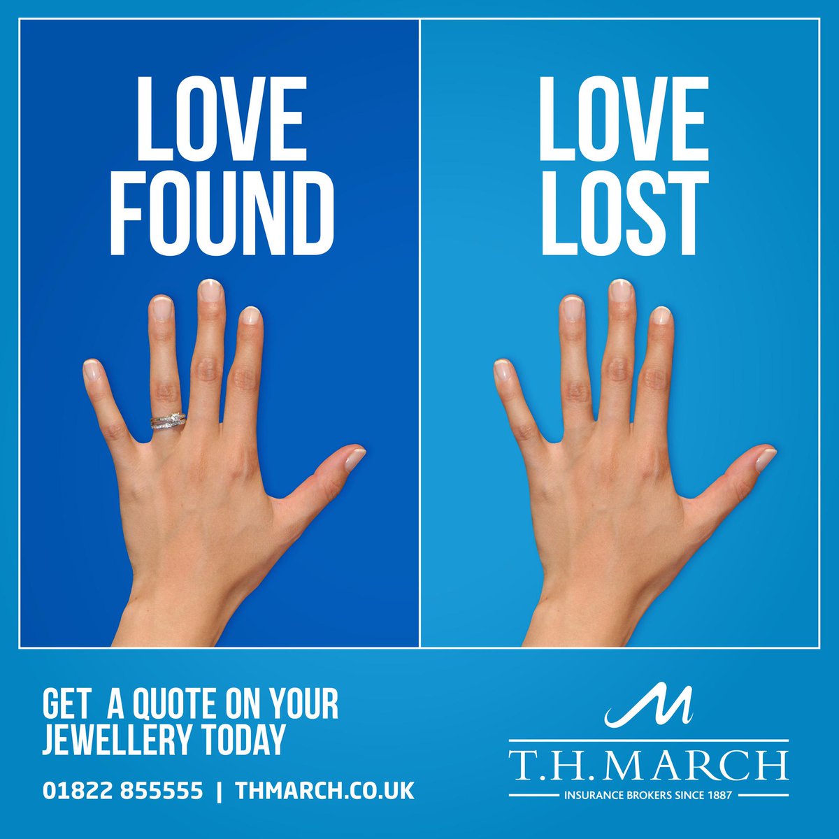 THMarchUK's tweet image. Don’t lose the ring you love! If you love it - protect it with TH March! ow.ly/Ko2bP #RingInsurance