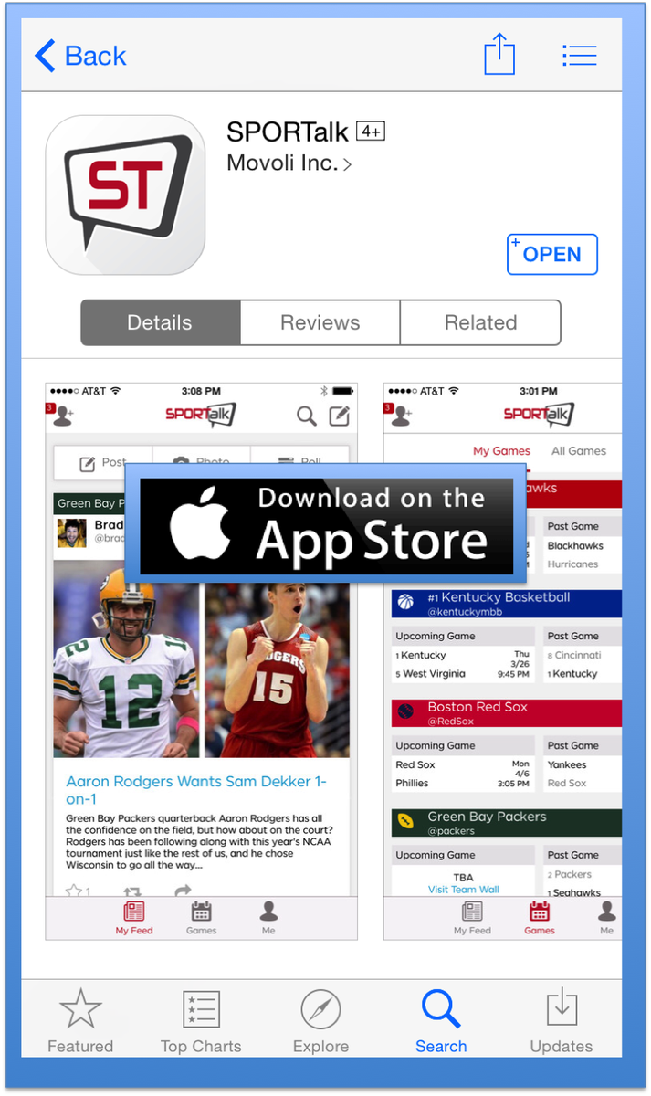 SPORTalkKState's tweet photo. The SPORTalk App - Now Available on the App Store! https://t.co/Ybgreo8KxW #NCAA #NBA #NHL #MLB #NFL @SPORTalkApp http://t.co/ZdSVjm2PEv