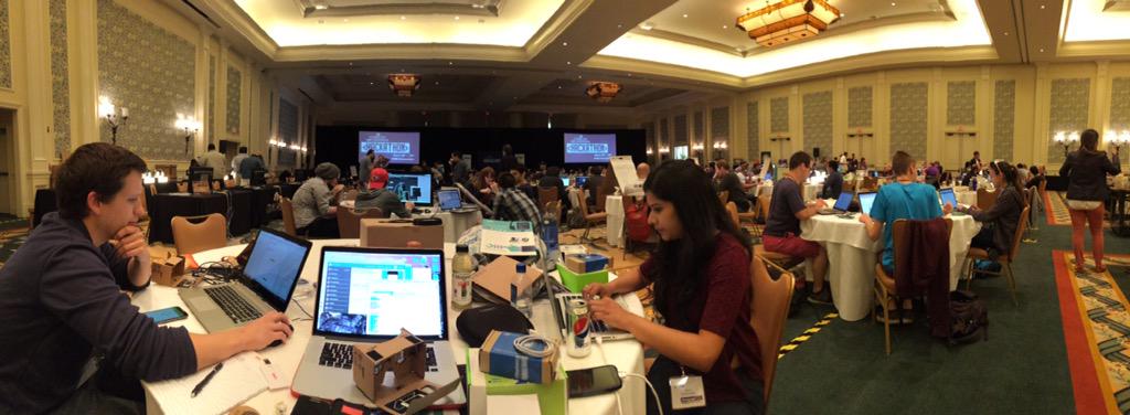 MarkRadacz's tweet photo. #NBCUinnovation hackathon.. geeks paradise.. http://t.co/zrbBN7tR7G