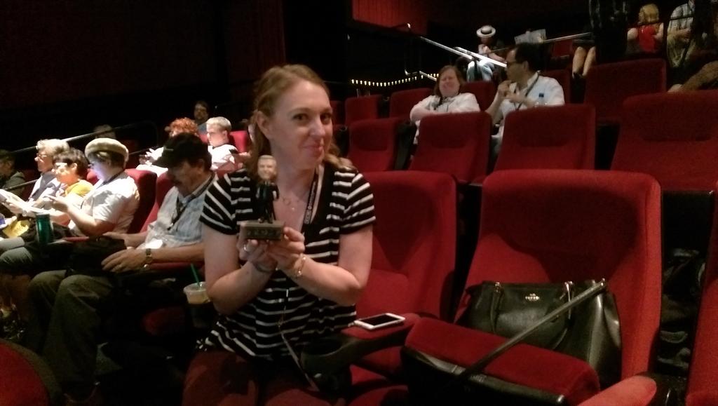 vintagecameos's tweet photo. More folks found Mini Robert! For an Apollo 13 button, find him in the Chinese 6 lobby 1:30-2! #tcmff #tcmffselfie http://t.co/P1FQllcscU